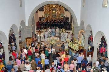 Procesión de la Inmaculada Concepción en Jinámar (Foto Francisco Javier Santana)